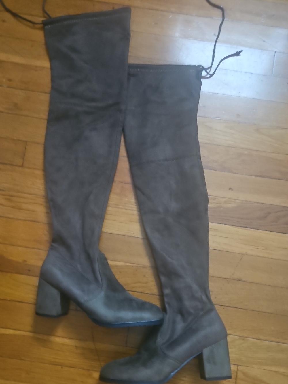 Over-the-Knee Block Heel Boots
